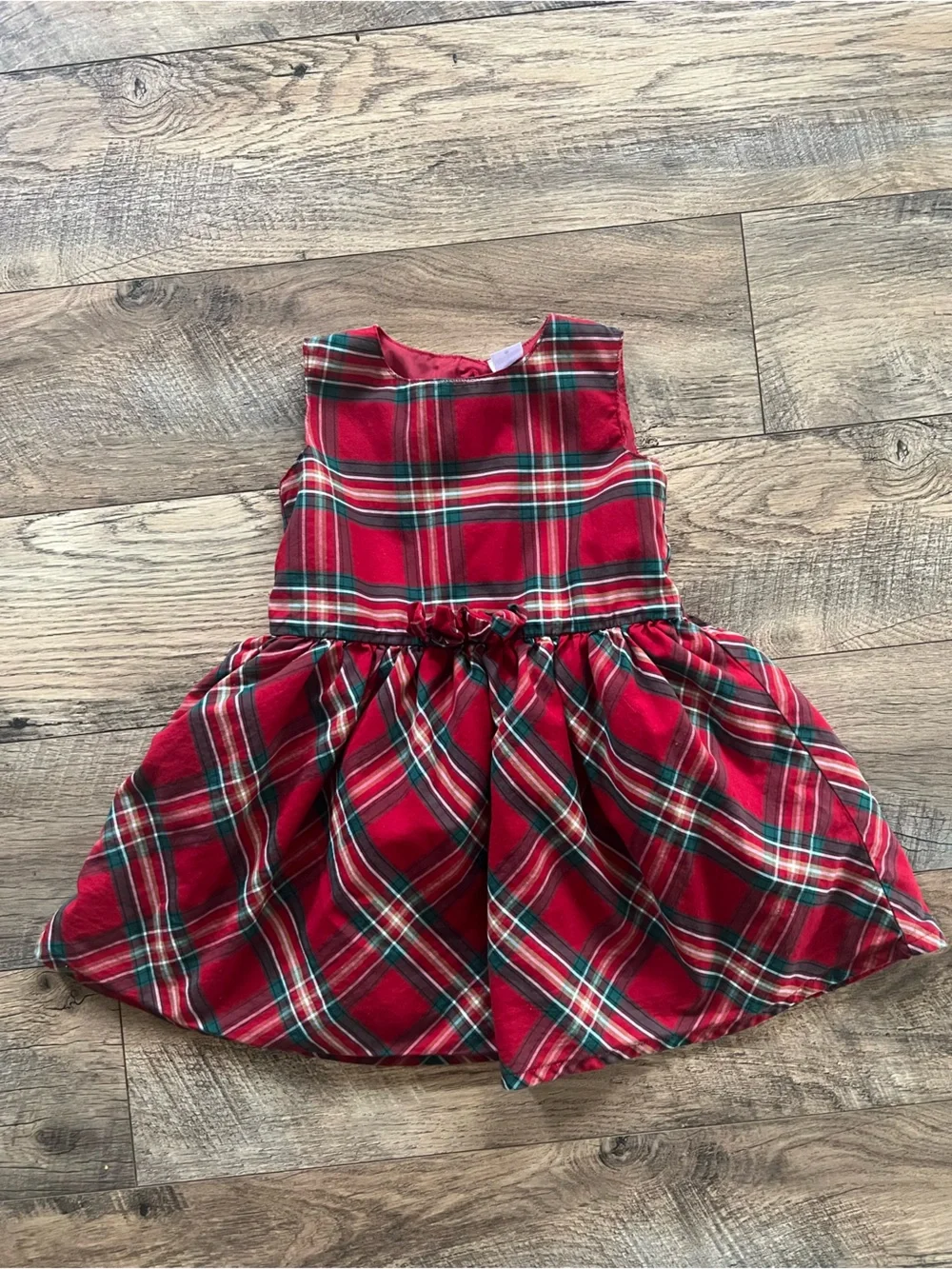 Carters red and green plaid 3T dress